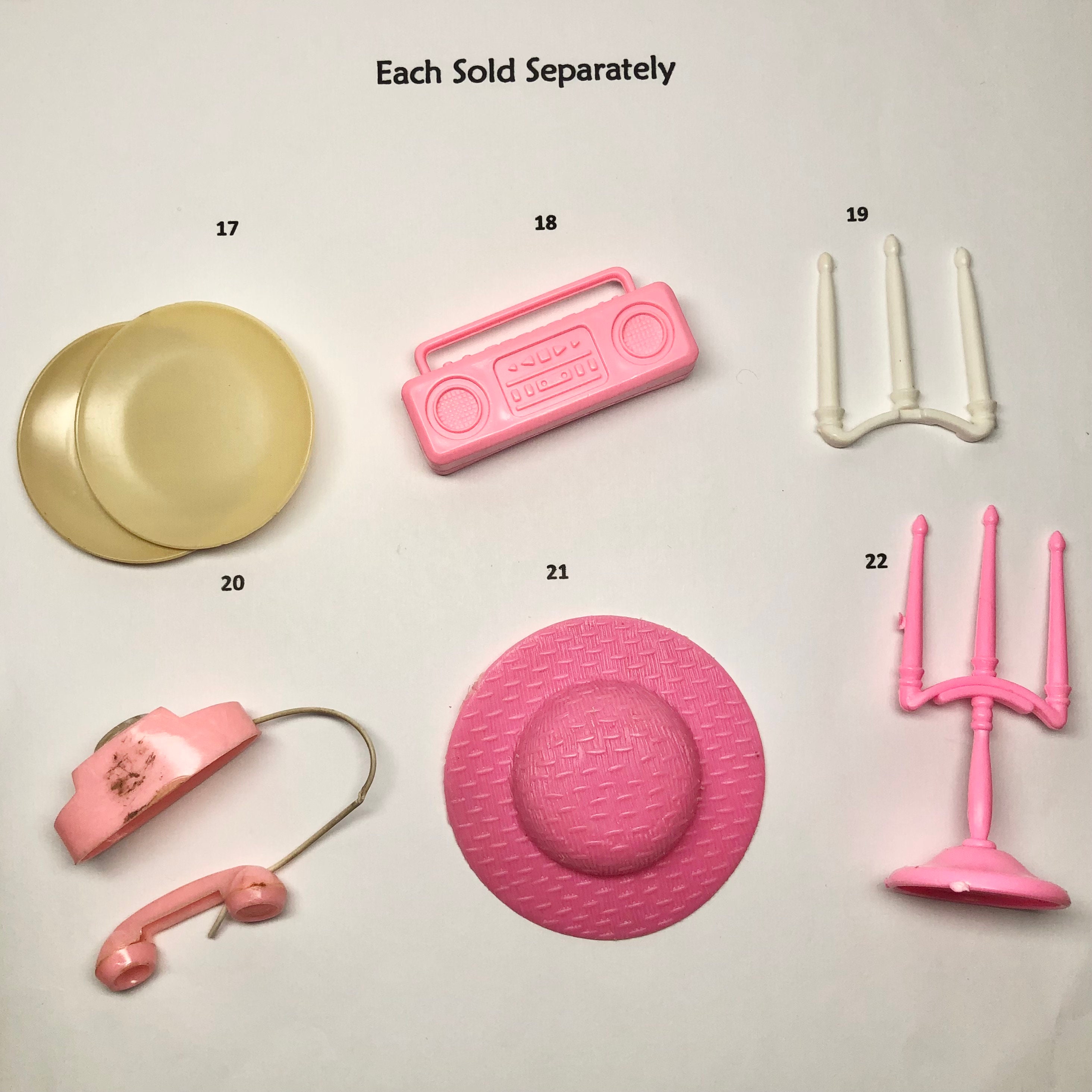Vintage Barbie Accessories #8 PICK YOUR OWN Dishes, Housewares