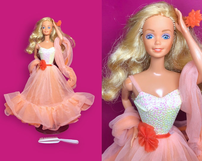 1984 Peaches & Cream Barbie 80s, Superstar Era, Mattel Etsy