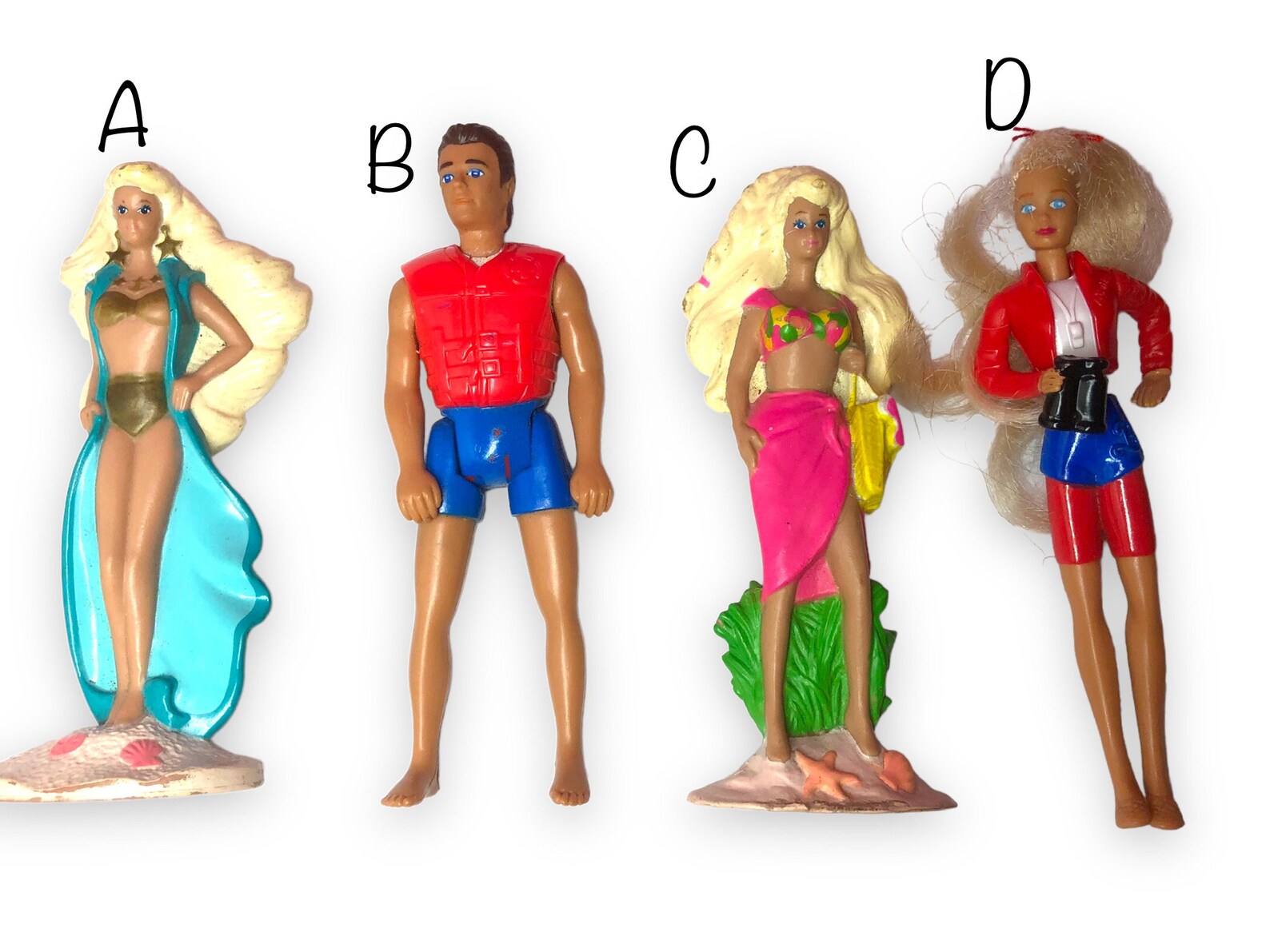Vintage 90s Barbie Mcdonald's Toys PICK YOUR OWN Happy - Etsy