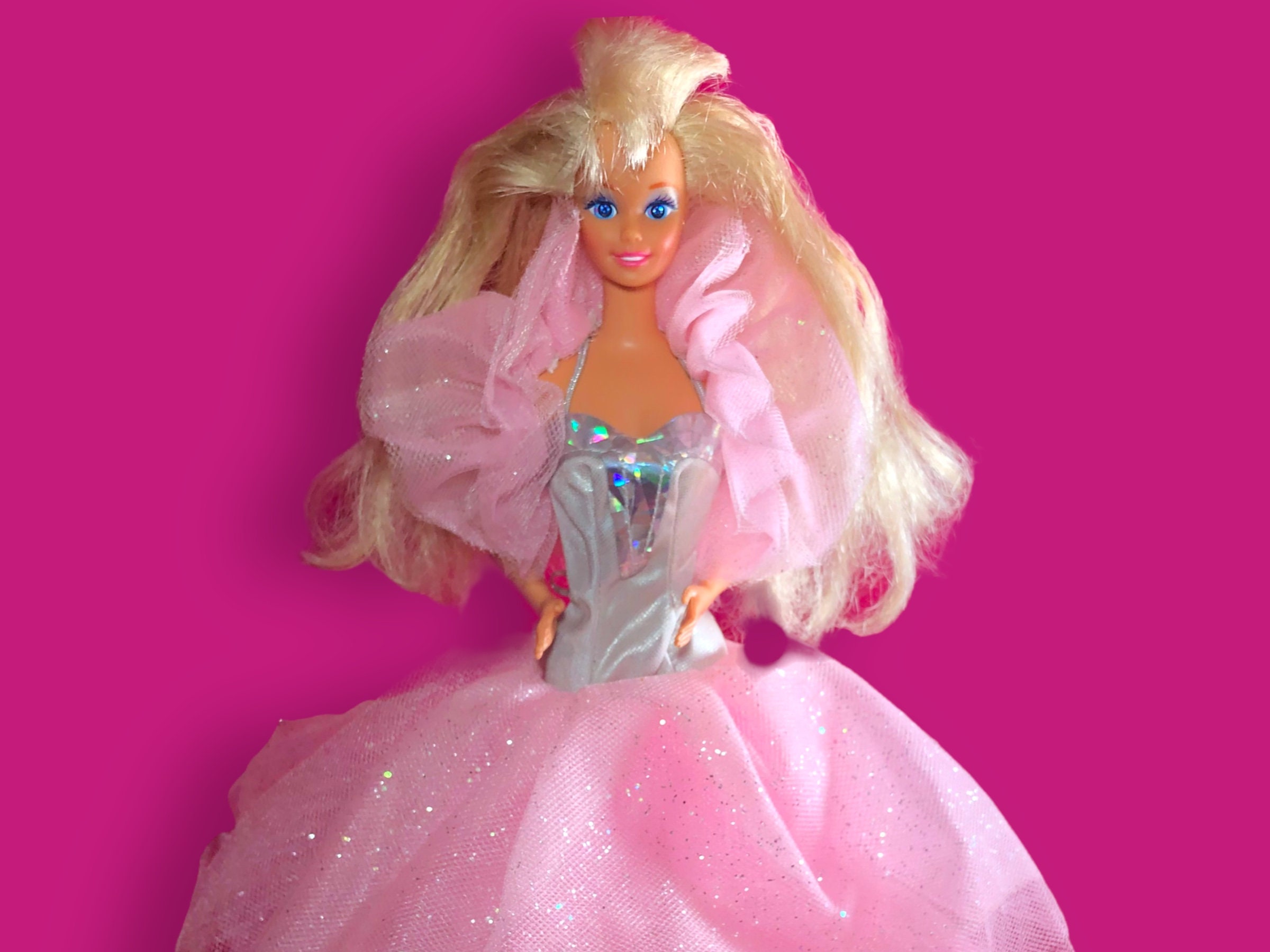 Vintage Sparkle Eyes Barbie 90s Mattel - Etsy