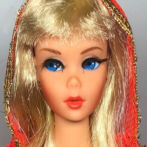 Vintage Barbie With Eyelashes Etsy