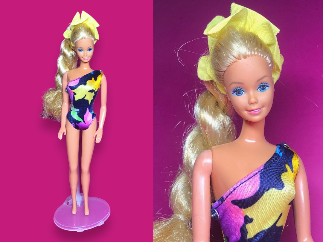 1985 Tropical Barbie Conjunto completo Anos 80 Mattel Etsy Mexico