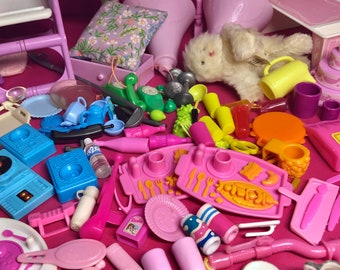 Vintage Barbie Accessories #5 PICK YOUR OWN Bags, Dishes, Food, Housewares, Playset Parts - 80s 90s Mattel Dollhouse - Each Sold Separately