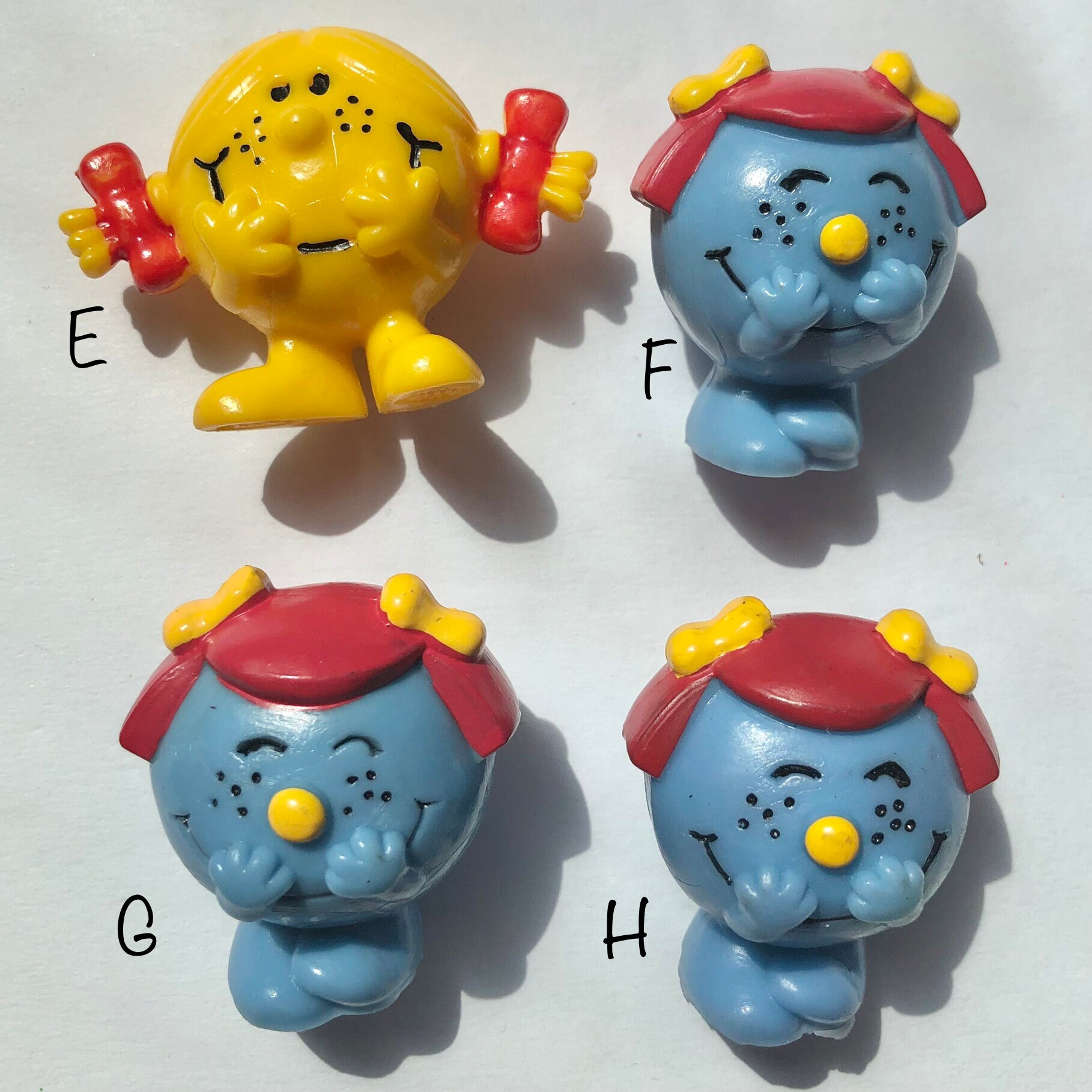 Vintage Mr. Men Figures PICK YOUR OWN - 80s, Arby's Mini Toy Figurines ...