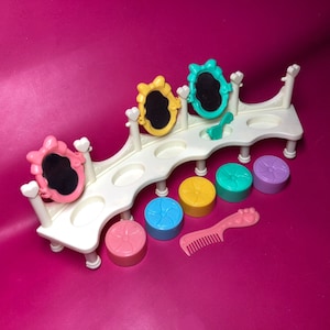 90s Quints VANITY FOR 5 Playset -Tyco, Vintage