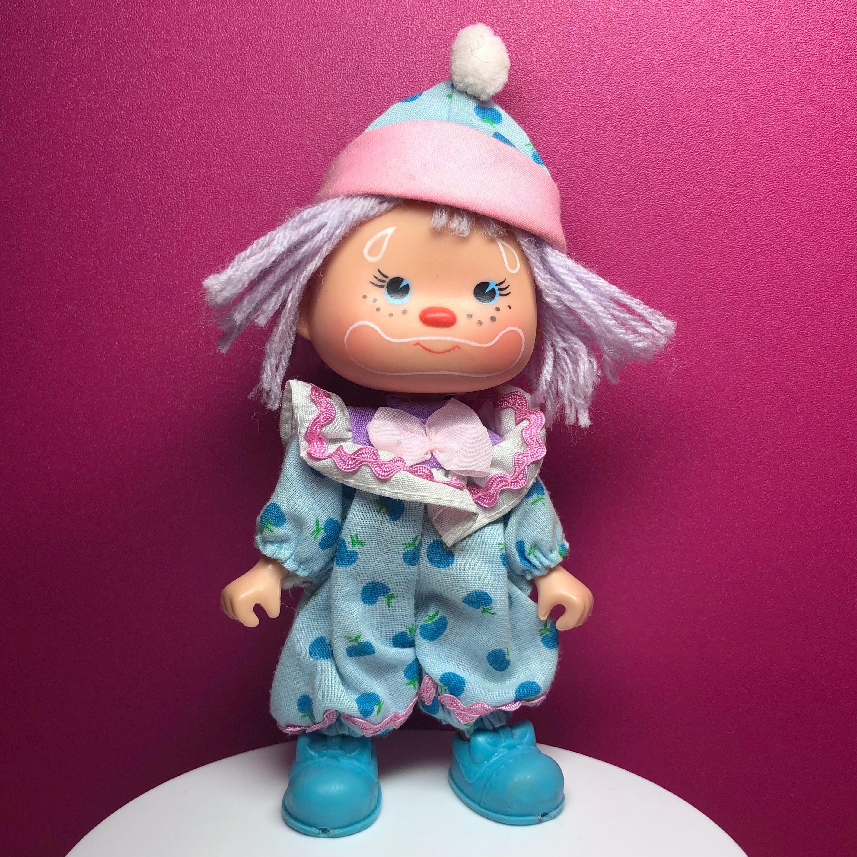 Pick A Berry Circus BLUEBERRY BLOSSOM Clown Doll - 80s, Vintage