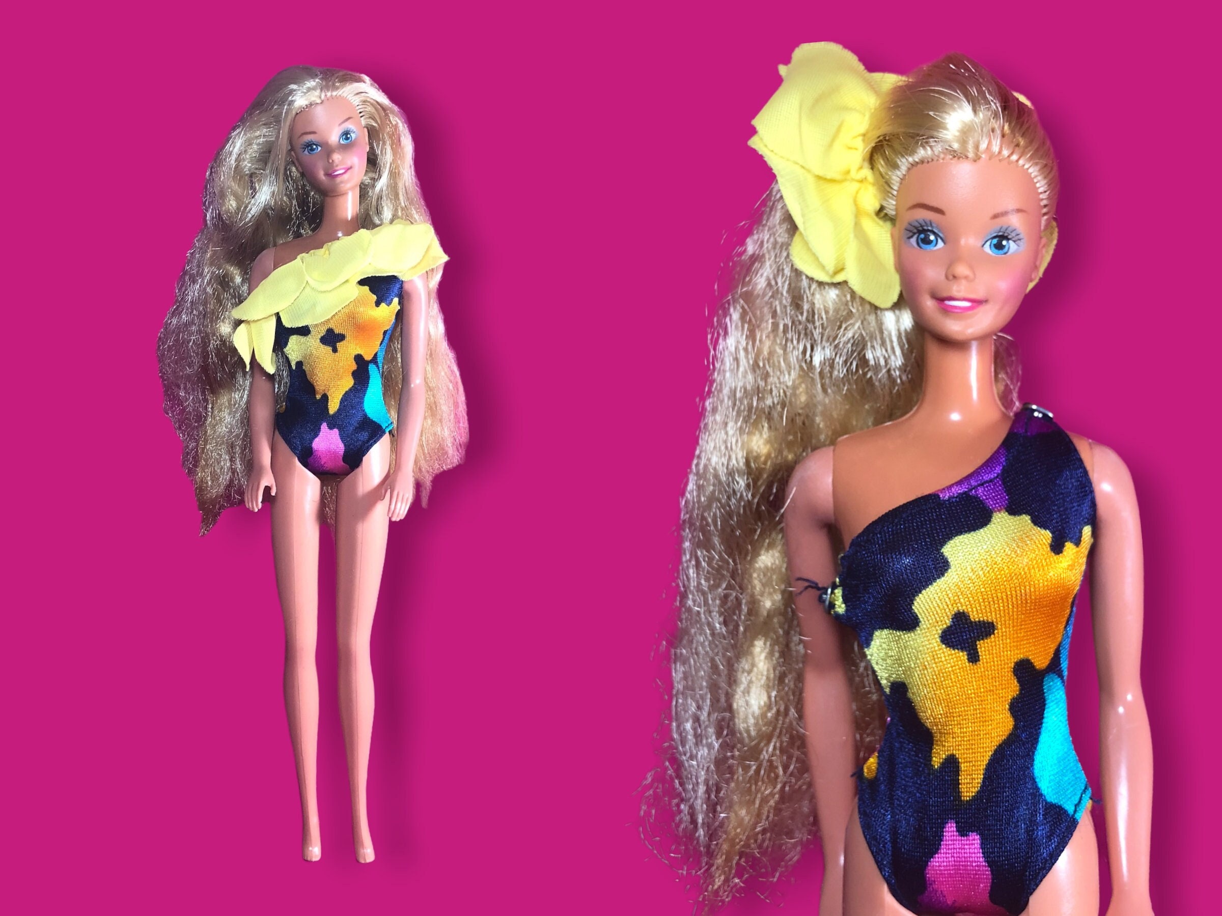 Vintage 1985 Tropical Barbie Complete Outfit 80s Mattel Etsy