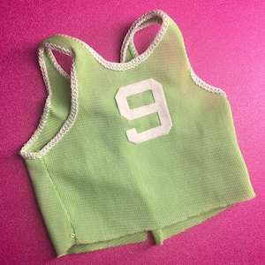 70s BIG JIM Green Tank Top Shirt - Vintage Mattel