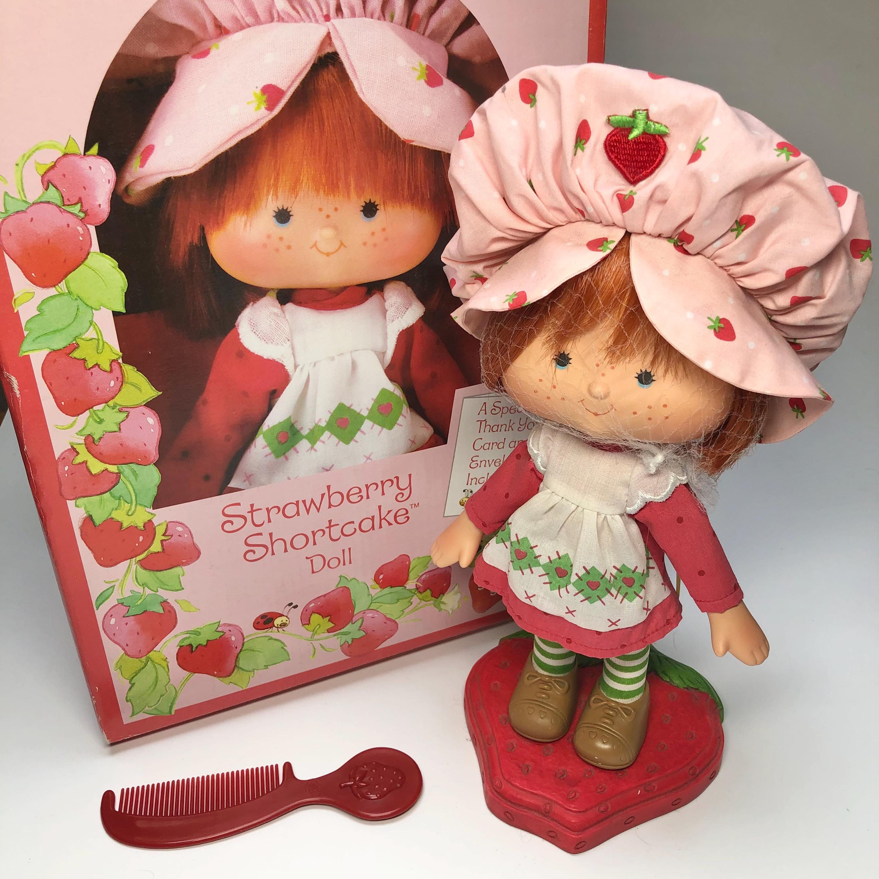 Strawberry Shortcake Danbury Mint 12” Porcelain Doll With Original