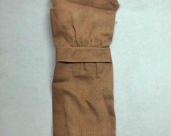 1962 Barbie Sorority Meeting Brown Sheath Dress #937 - TLC Condition - 60s Mattel - Vintage