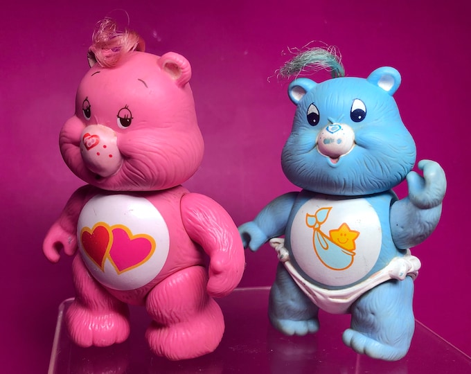 80s Care Bears Posable Figures Lovealot or Baby Tugs Etsy