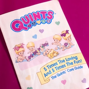 1990 Quints Doll Booklet / Pamphlet - 90s, Tyco