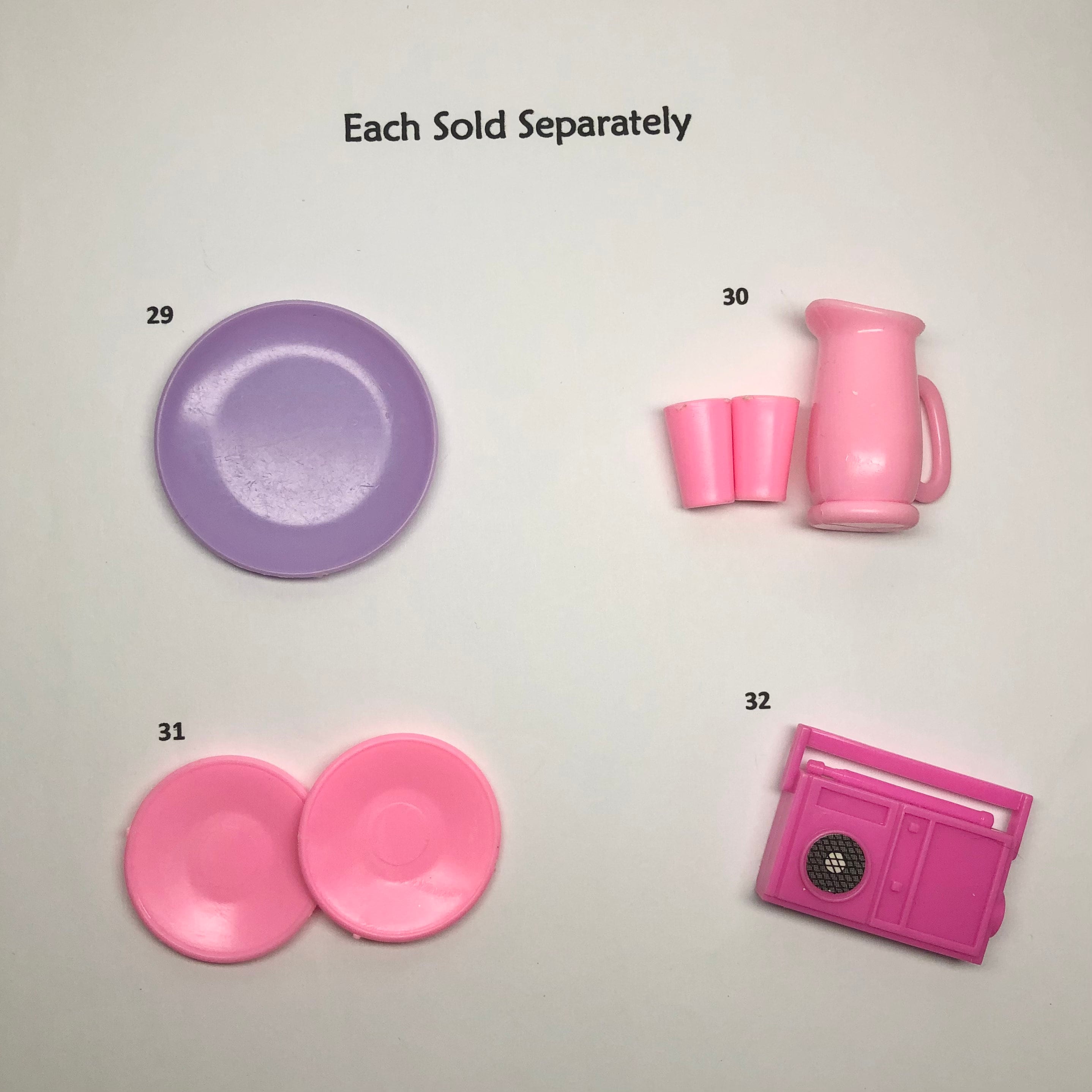 Vintage Barbie Accessories #8 PICK YOUR OWN Dishes, Housewares