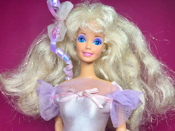 1990 Happy Birthday Barbie in Purple Party Dress 90s Mattel Etsy Ireland