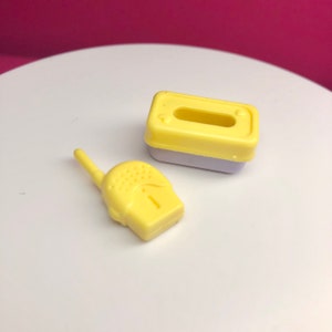 2002 Midge and Baby HAPPY FAMILY Accessories - Lot of 2 - Tissue Box & Baby Monitor - Happy Family Barbie - Mattel
