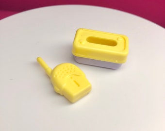 2002 Midge and Baby HAPPY FAMILY Accessories - Lot of 2 - Tissue Box & Baby Monitor - Happy Family Barbie - Mattel