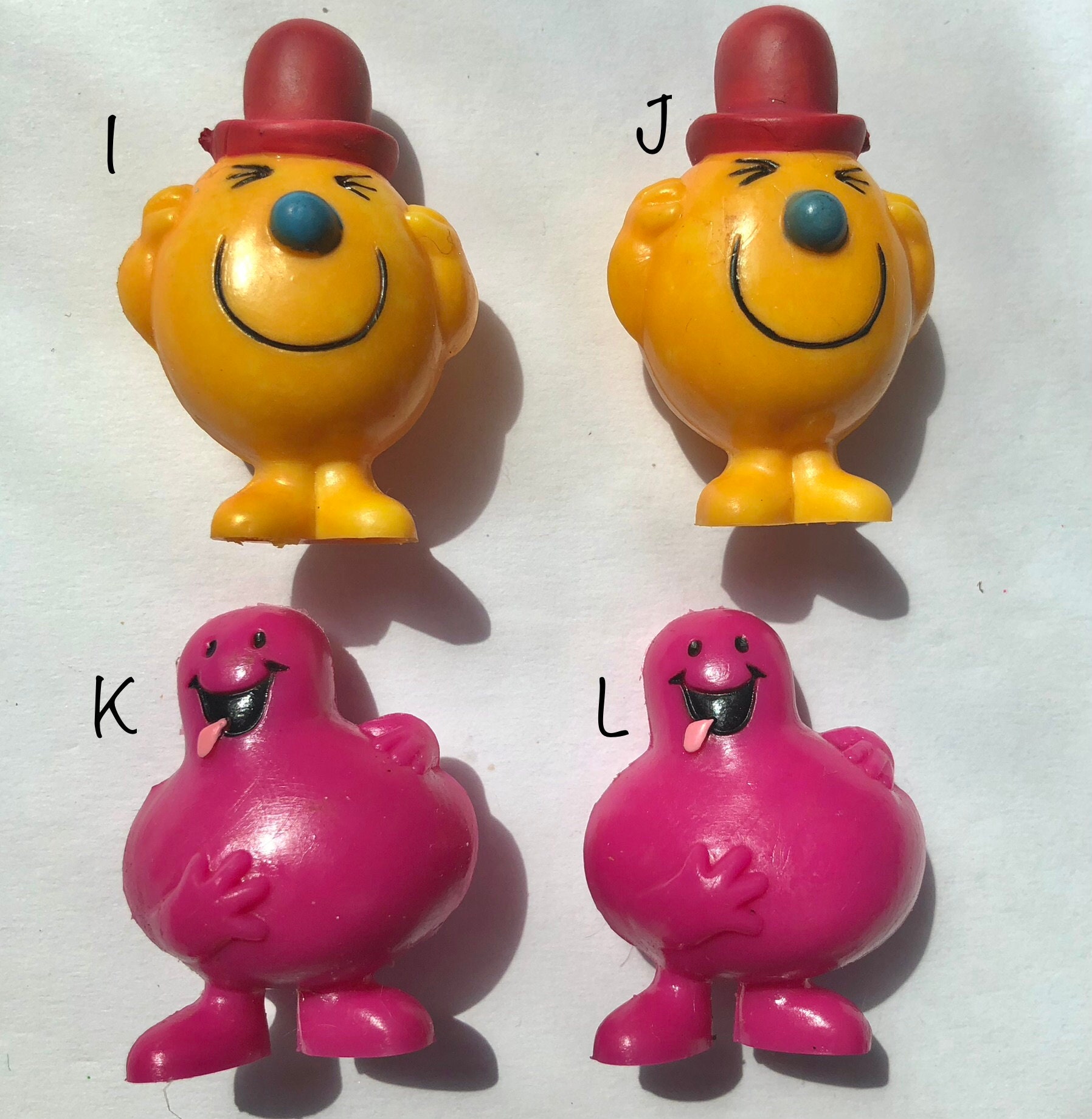 Vintage Mr. Men Figures PICK YOUR OWN - 80s, Arby's Mini Toy Figurines ...