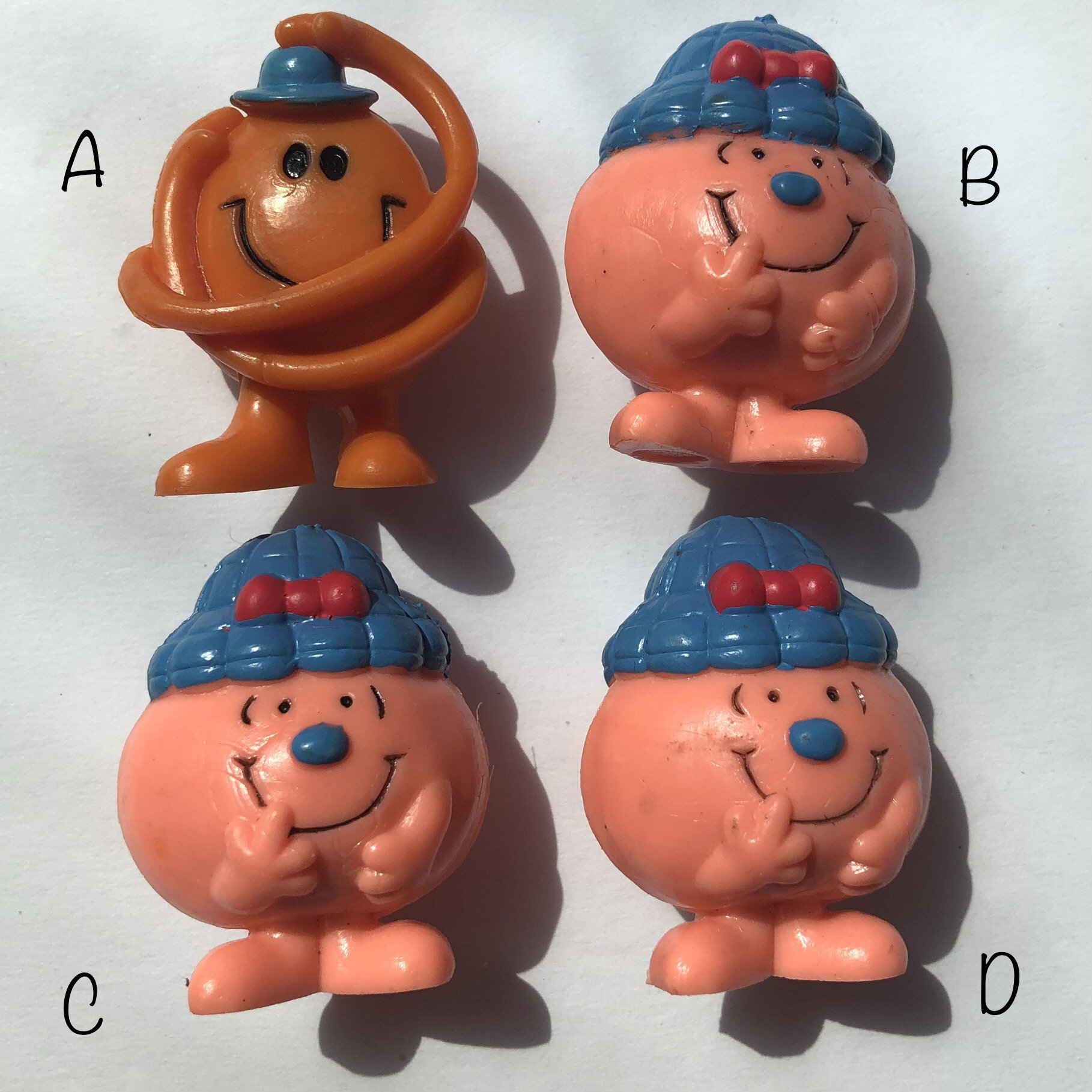 Vintage Mr. Men Figures PICK YOUR OWN - 80s, Arby's Mini Toy Figurines ...