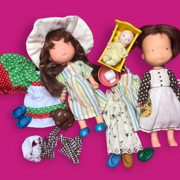 70s Holly Hobbie Dolls, Accessories, Clothes - Pick Your Own - Knickerbocker