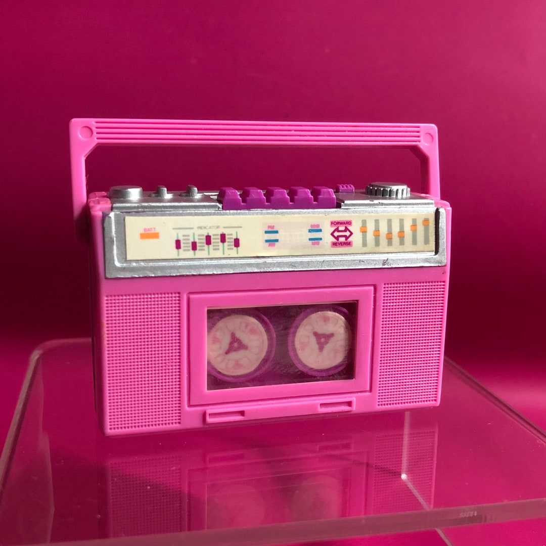 1989 Barbie Wind up Radio Accessory Still Works 80s Mattel Etsy