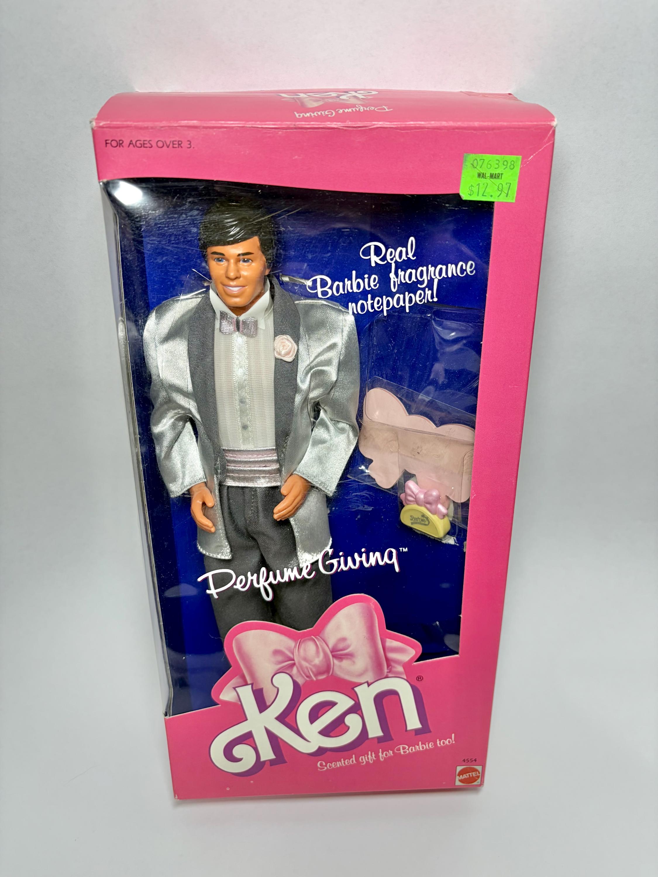 1987 Perfume Giving Ken - in Original Box - 80s, Barbie - Mattel