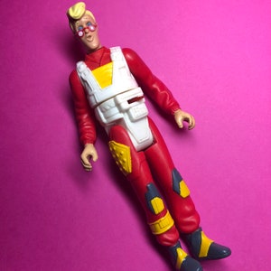 1988 The Real Ghostbusters Egon SCREAMING HEROES Action Figure - 80s, Kenner - Vintage
