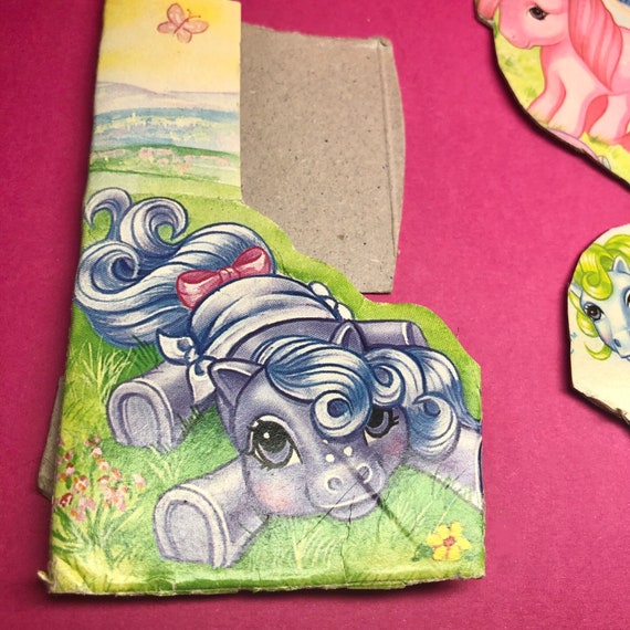 G1 My Little Pony Box Art Cutouts - Lot of 8 - 80s, MLP, Hasbro