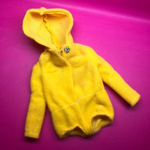 1970 Barbie SCUBA DO’S #1788 - Yellow Hooded Romper - 60s / 70s - Mattel