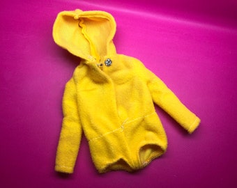 1970 Barbie SCUBA DO’S #1788 - Yellow Hooded Romper - 60s / 70s - Mattel