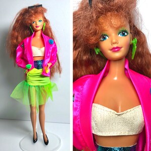 1989 Dance Club KAYLA Barbie Doll - Near Complete - Redhead, Midge