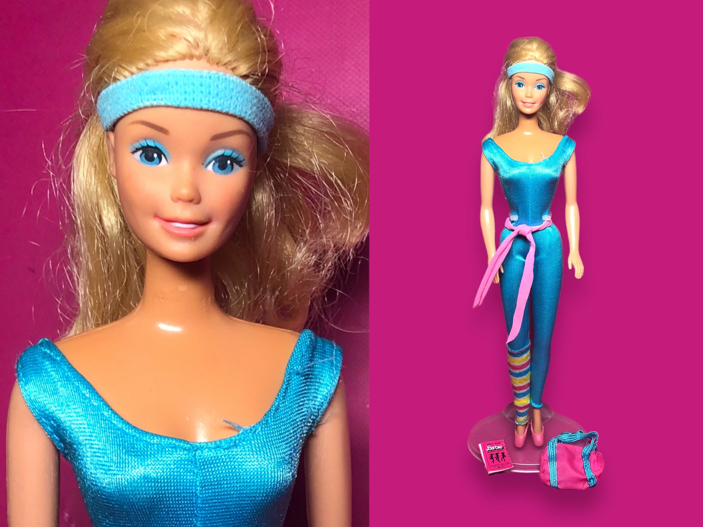 1983 GREAT SHAPE Barbie - Near Complete - Workout Doll - 80s 1983 GREAT SHAPE Barbie - Near Complete - Workout Doll - 80s