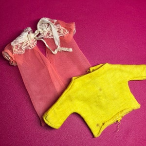 60s 70s Francie Doll Tops Lot - TLC CONDITION - #1258 Clam Diggers & #8648 - Barbie, Mattel , Vintage
