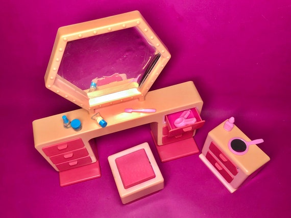 Barbie best sale vanity playset