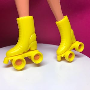 80s Barbie Doll Rollerskates - from the California Dreamin Surf Playset - Mattel, Vintage - Doll Not Included