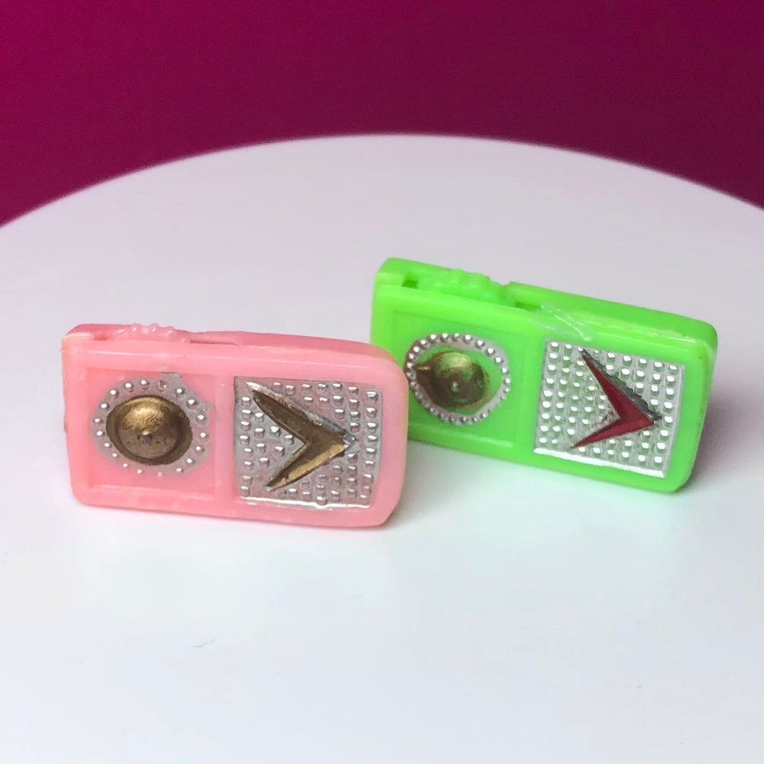 Pink Transitor Mini 60s Transistor Radio Doll Accessory - Pink or Green - Hong Kong - Etsy