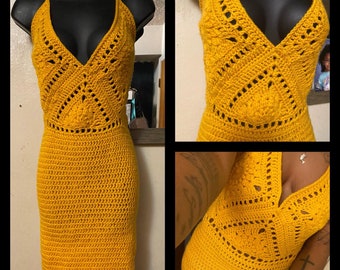 Granny Square Summer Dress PATTERN