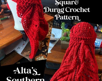 Willow Granny Square Durag Crochet Pattern