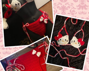 Kitty Cat Bikini Crochet Pattern