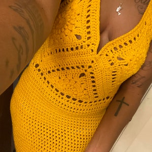 Granny Square Summer Dress PATTERN