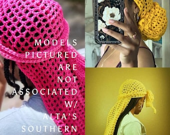 Mesh Durag/Headwrap Crochet Pattern