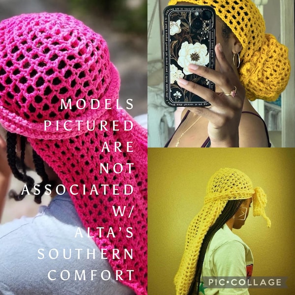 Mesh Durag/Headwrap Crochet Pattern