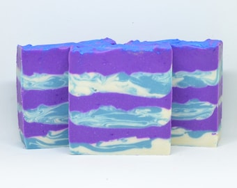 Fairy Garden Handcrafted Vegan Cold Process Artisan Shea Butter Soap - fruity, wisteria, lilac, floral