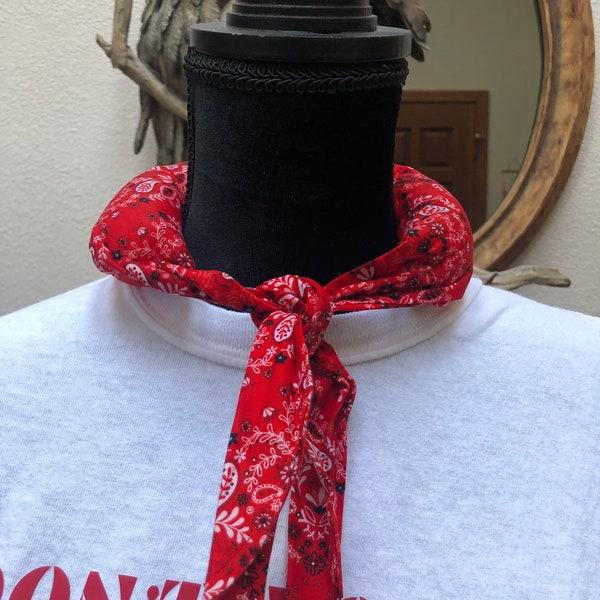 Quality and Well made Cooling Neck Wrap; Cooling neck ties made from  colorful 100% Cotton or Flannel fabrics with Polymer Crystals.