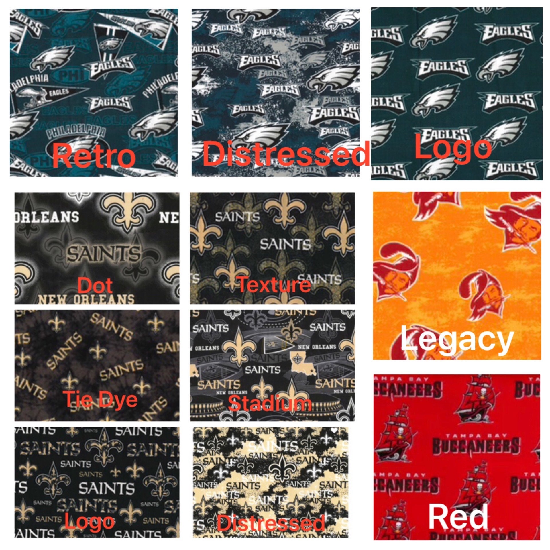 NFL Teams Pillowcases Etsy
