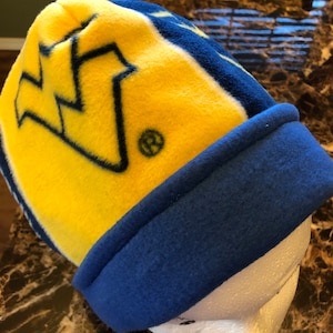 College /NCAA Football Teams Reversible Fleece  Beannie Hats