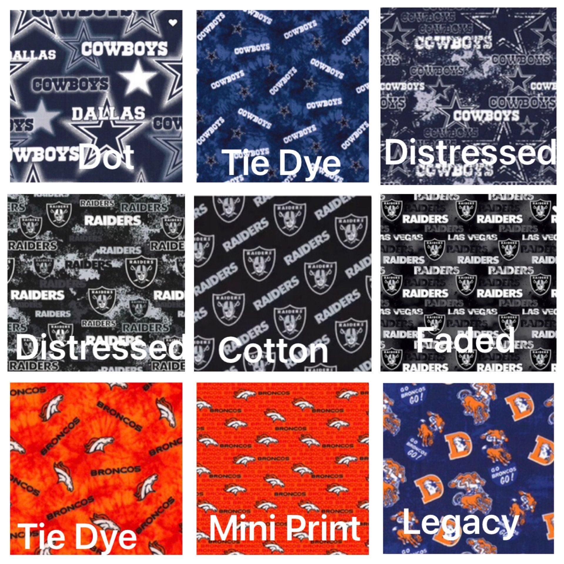 NFL Teams Pillowcases Etsy