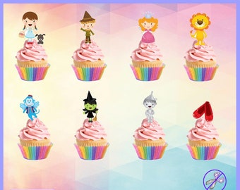 Wizard Of Oz Cake Toppers Etsy