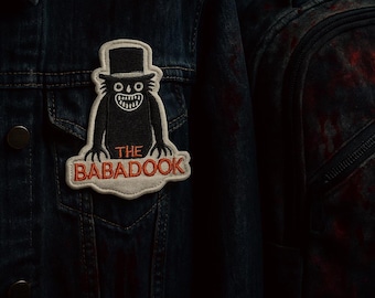 The Babadook Inspired Horror Movie Patch |  Iron On or Sew On