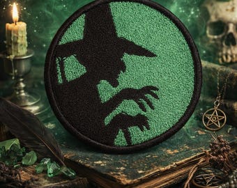 Oz Patch | Wizard of Oz Inspired Patch | Emerald City Witch Patch | Iron-On / Sew-On Embroidered Patch