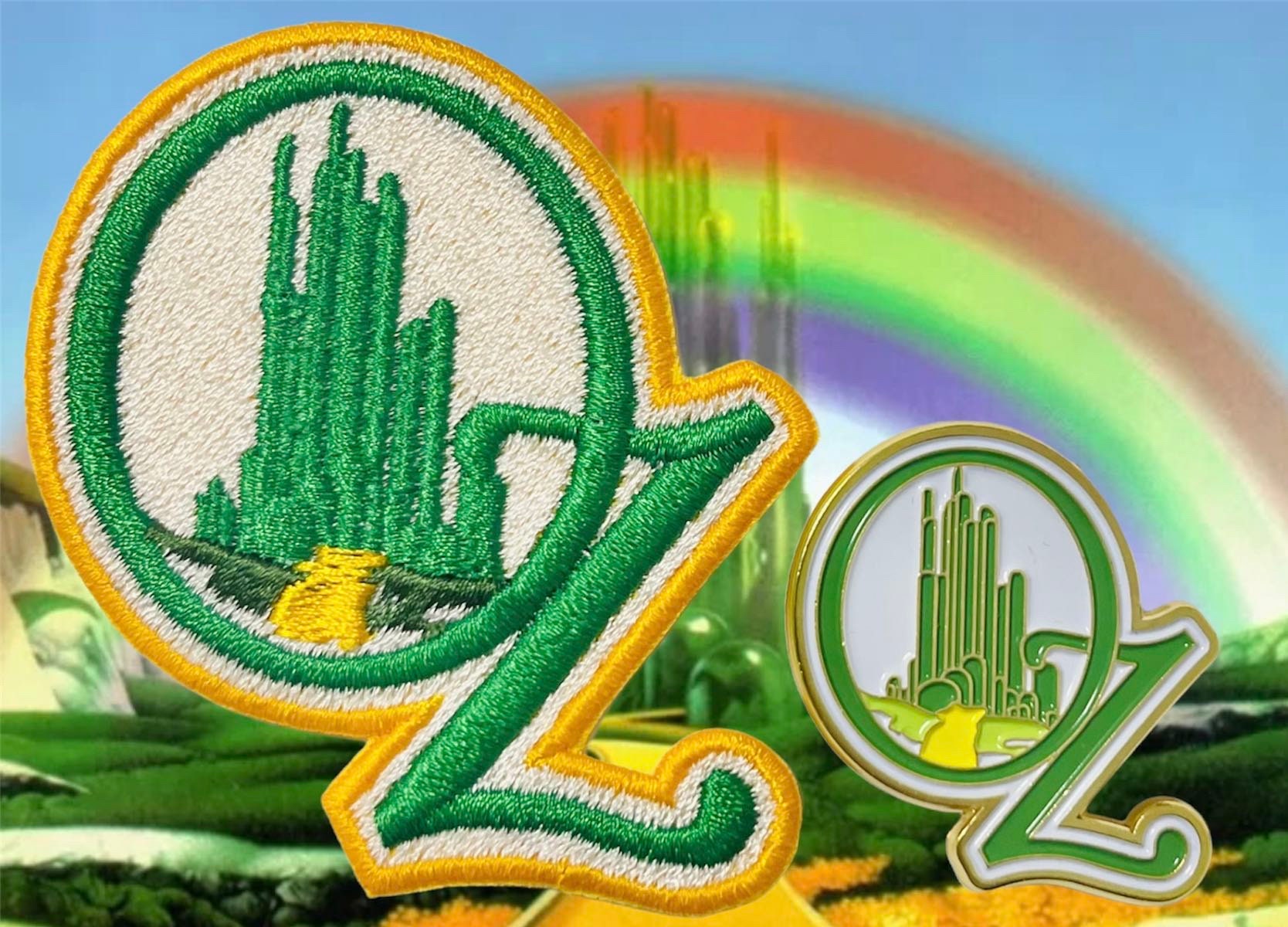 Wizard of Oz Patch & Enamel Pin: Emerald City Iron-on/sew-on - Etsy